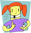 cartoon child